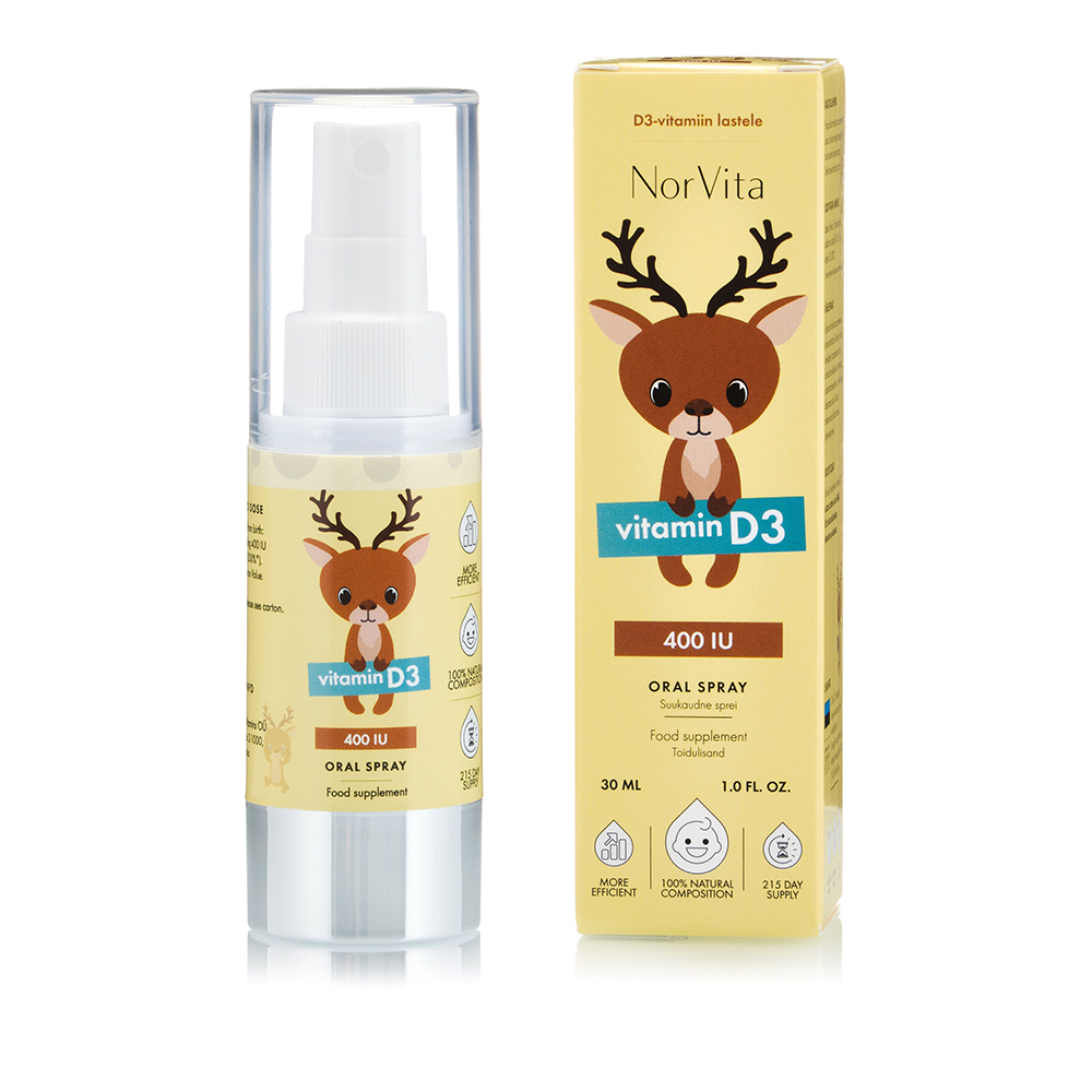 Vitamina D3 pentru sugari si copii, 30 ml, Norvita
