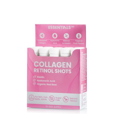 Colagen retinol shots Essentials 100, 10 fiole, Swedish Nutra