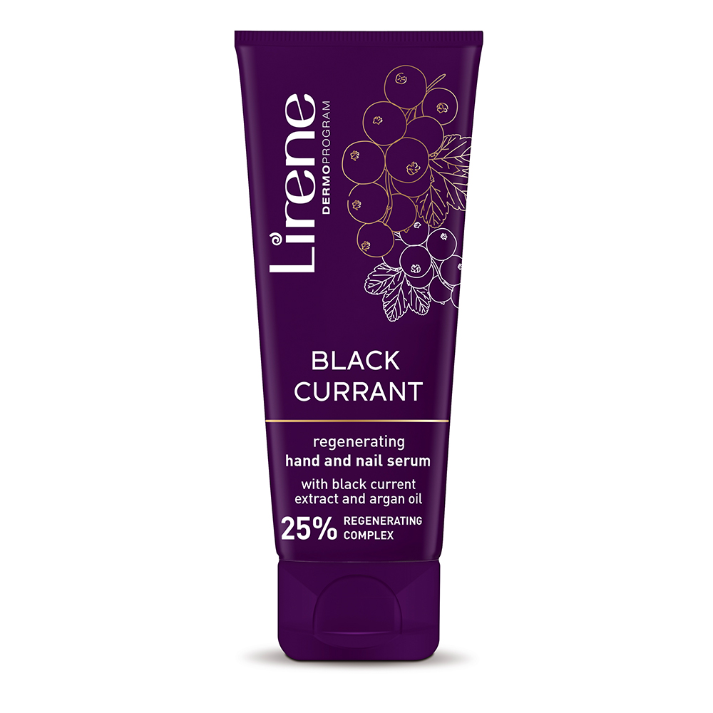 Crema de maini cu extract de coacaze negre si ulei de argan, 75 ml, Lirene