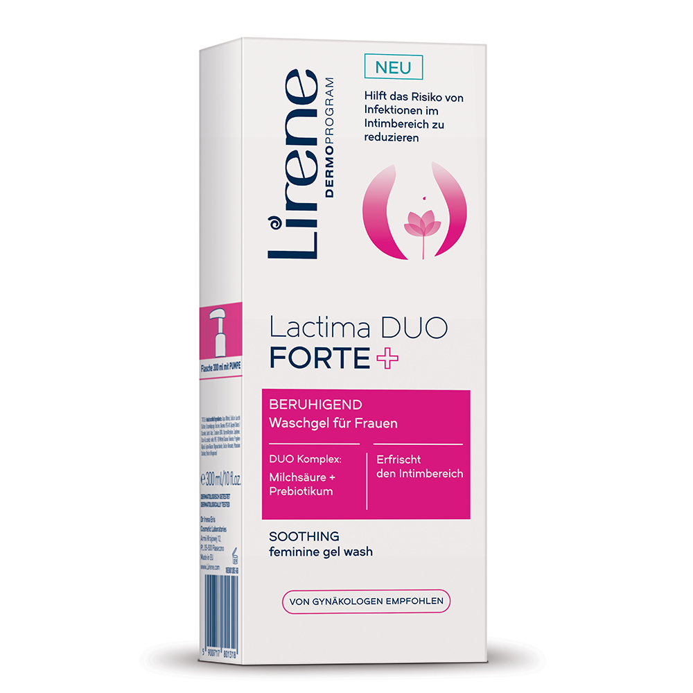 Gel intim Lactima Duo Forte+, 300 ml, Lirene