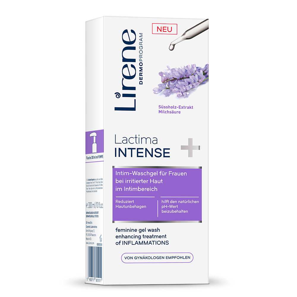 Gel intim Lactima Intense, 300 ml, Lirene