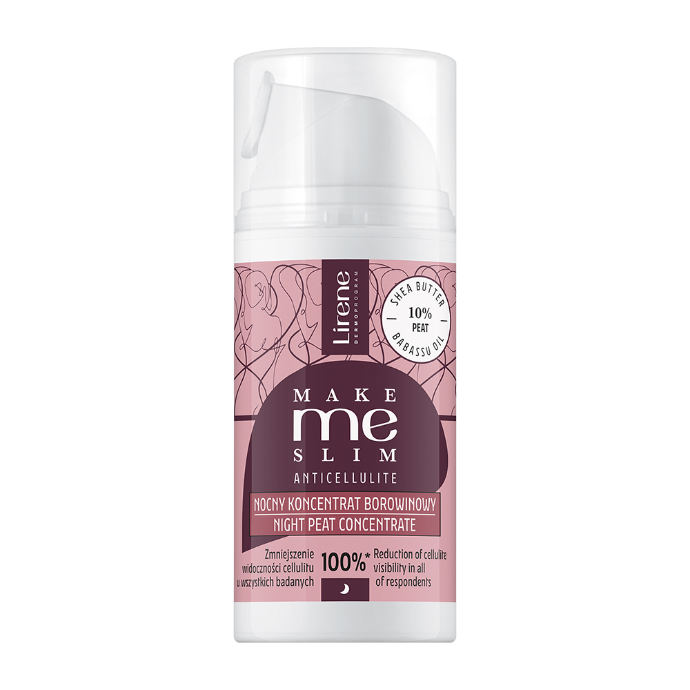 Concentrat anticelulitic pentru noapte cu extract de turba Make me slim, 100 ml, Lirene