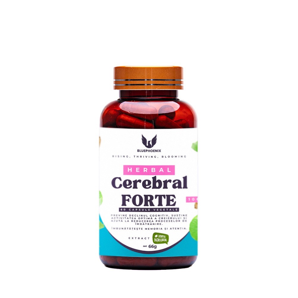 Cerebral Forte Herbal, 1000 mg, 66 g, Blue Phoenix