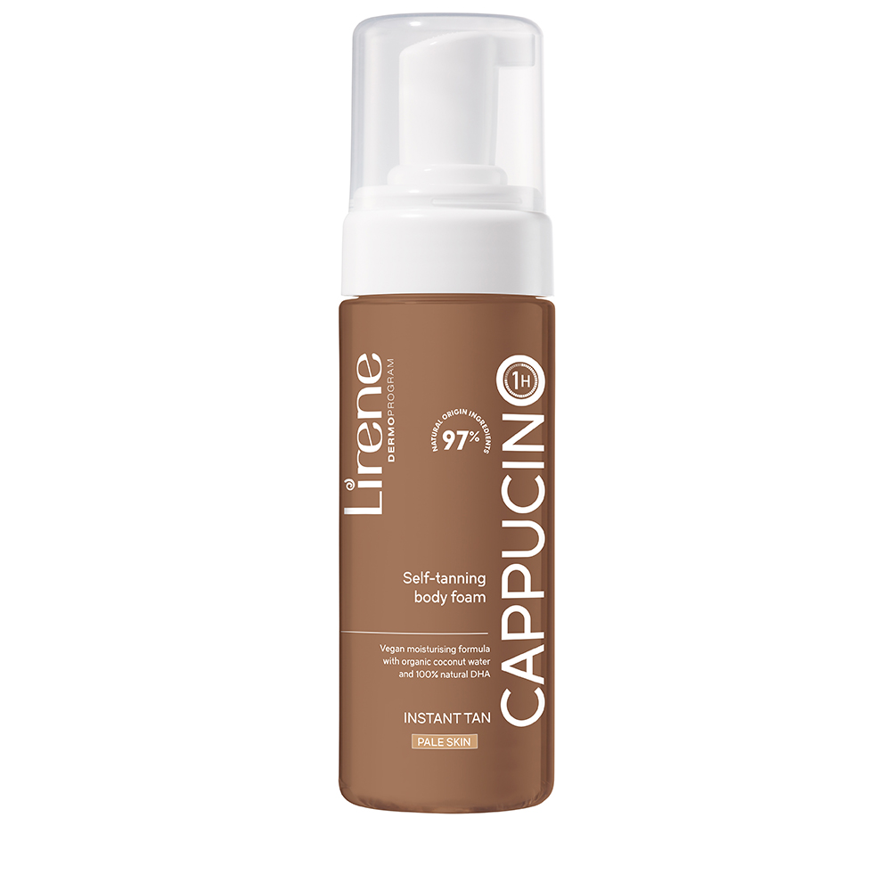 Spuma autobronzanta pentru pielea deschisa la culoare Cappucino Perfect Tan, 150 ml, Lirene