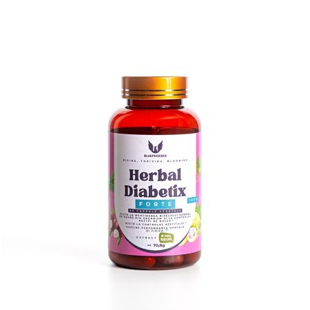 Diabetix Forte Herbal, 1000 mg, 60 capsule, Blue Phoenix