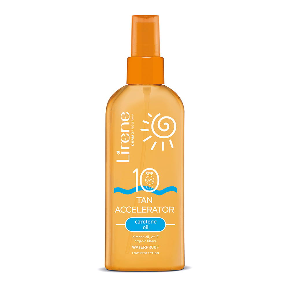 Accelerator de bronzare cu betacaroten SPF10 Sun, 150 ml, Lirene