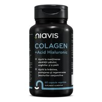 Colagen si Acid Hialuronic, 60 capsule, Niavis