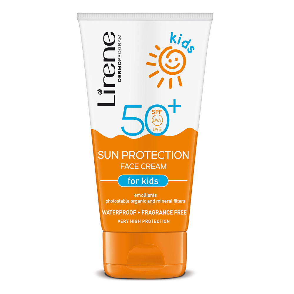 Crema de fata pentru copii cu SPF50 Sun, 50 ml, Lirene
