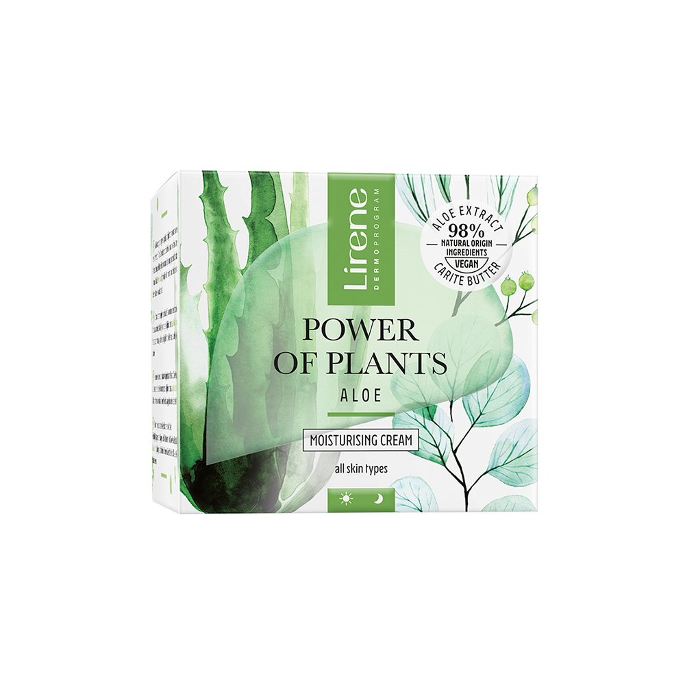 Crema hidratanta pentru fata Power of plants, 50 ml, Lirene
