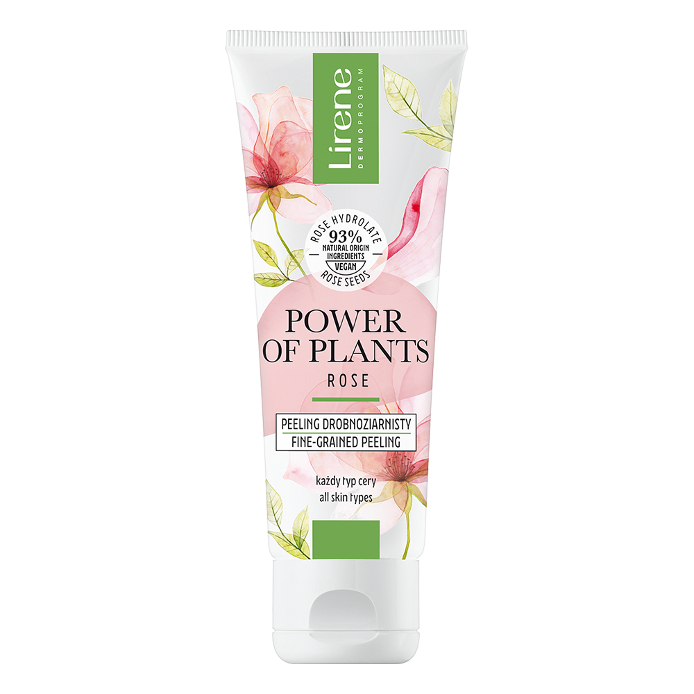 Exfoliant facial cu granulatie fina Power of plants, 75 ml, Lirene