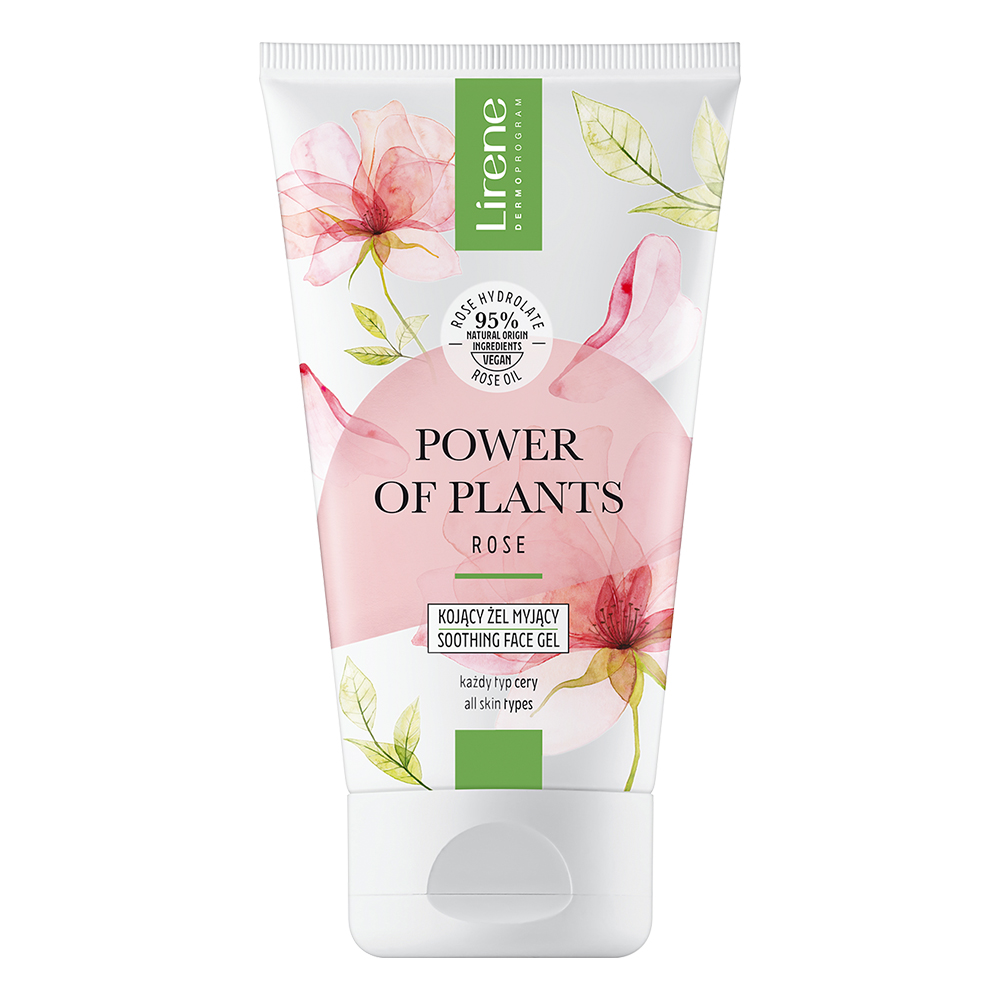 Gel calmant pentru curatare faciala Power of plants, 150 ml, Lirene