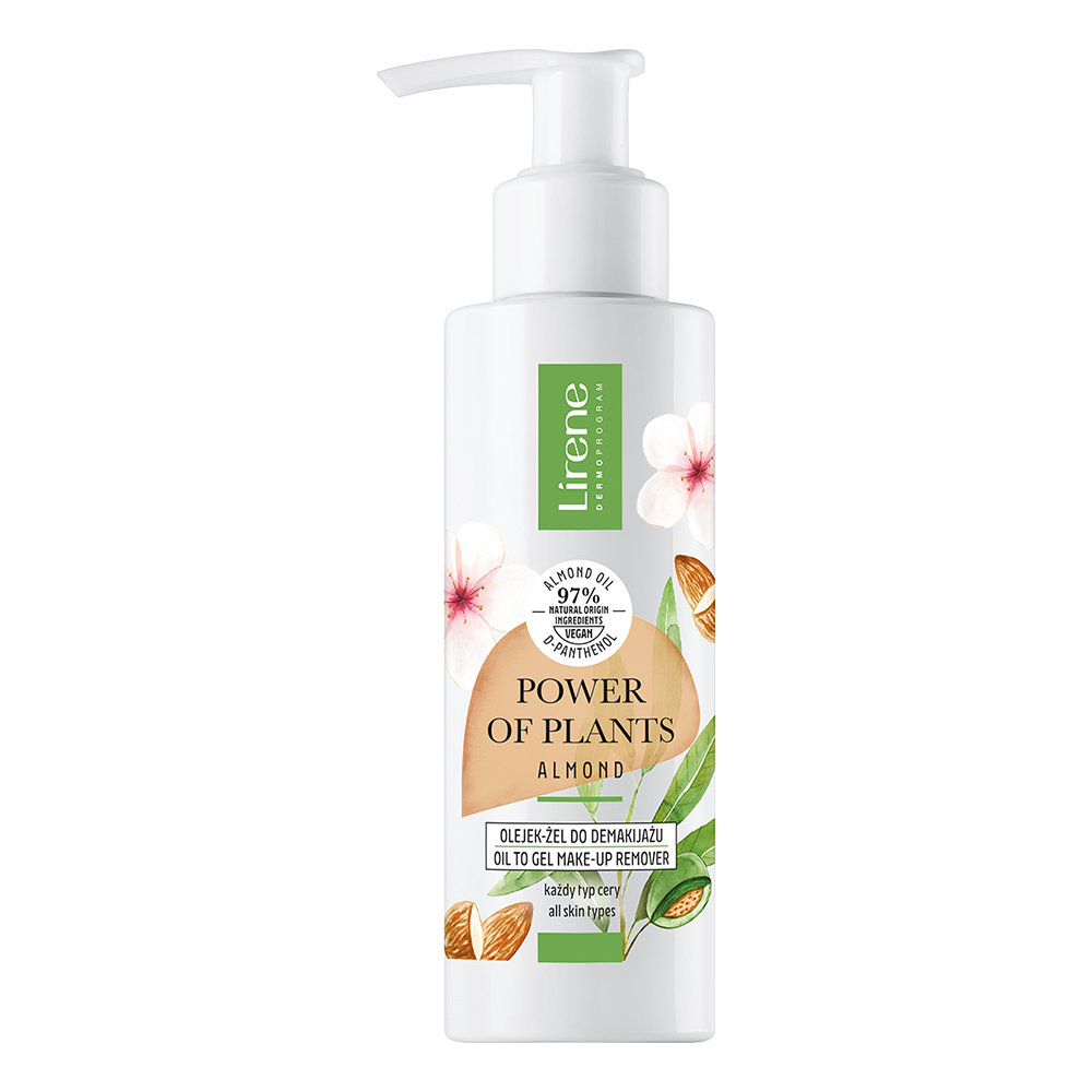 Gel-ulei pentru indepartarea eficienta a machiajului Power of plants, 145 ml, Lirene