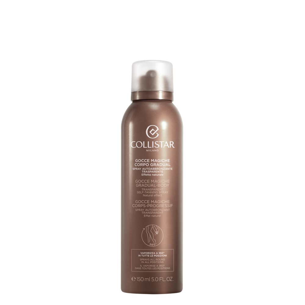 Spray autobronzant transparent Gocce Magiche Gradual Body, 150 ml, Collistar