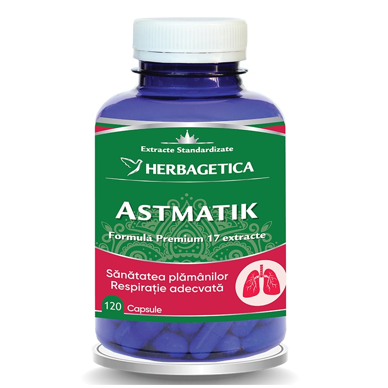 Astmatik, 120 capsule, Herbagetica