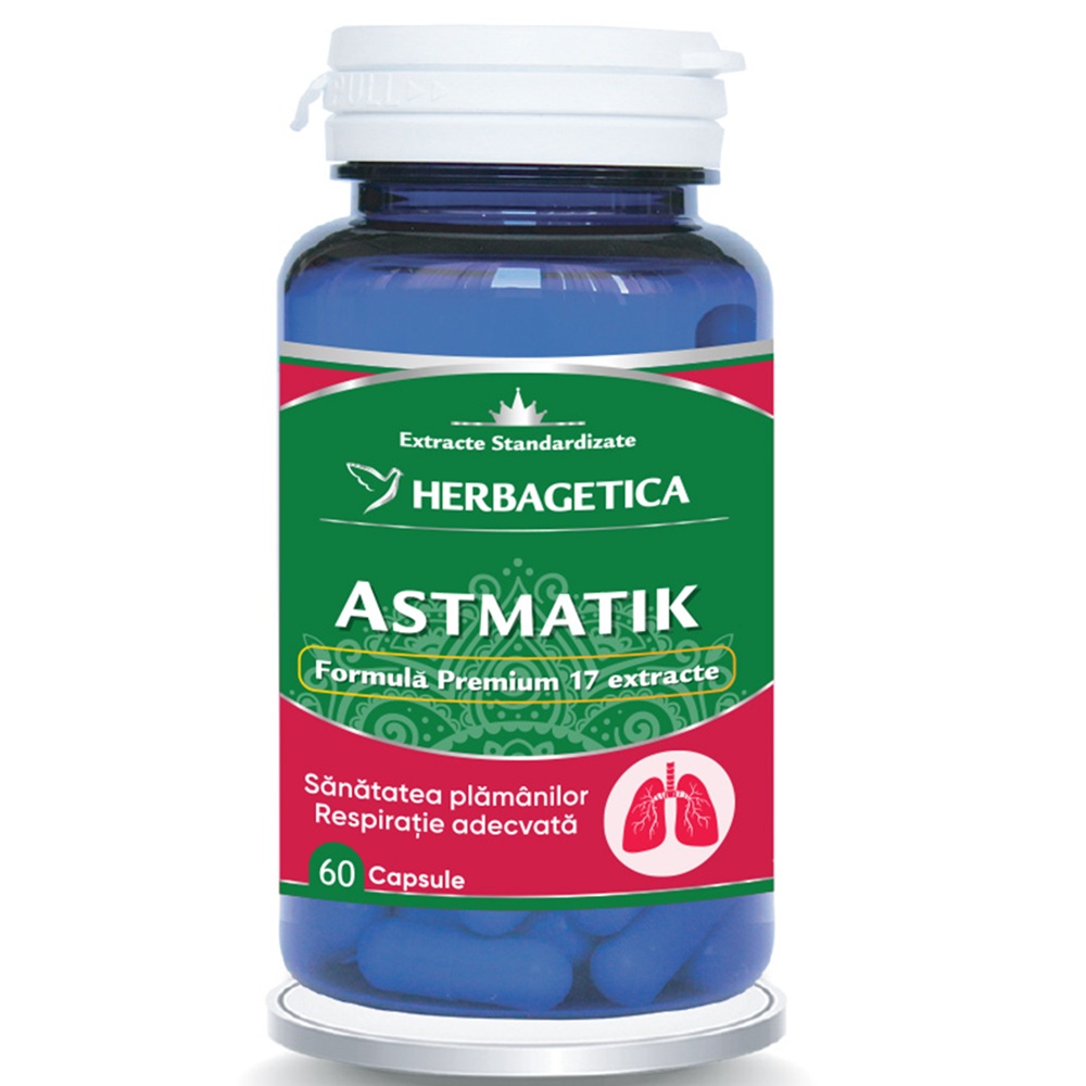 Astmatik, 60 capsule, Herbagetica