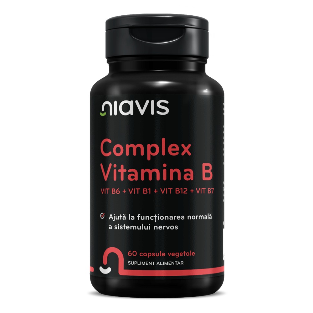 Complex Vitamina B, 60 capsule, Niavis