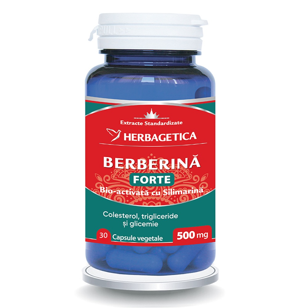 Berberina forte, 30 capsule, Herbagetica