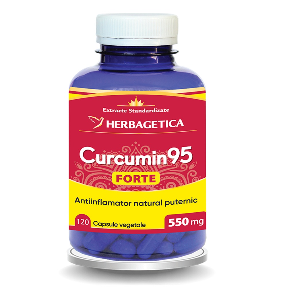 Curcumin 95 forte, 120 capsule, Herbagetica