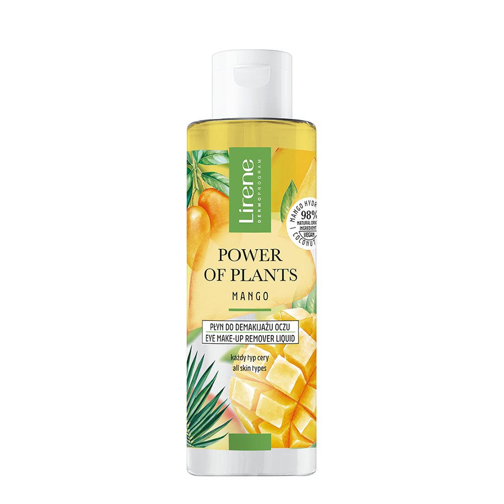 Demachiant pentru zona ochilor Mango Power of plants, 145 ml, Lirene