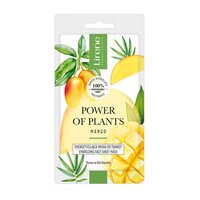 Masca faciala tip servetel, cu extract de mango si efect energizant Mango Power of plants, 1 bucata, Lirene
