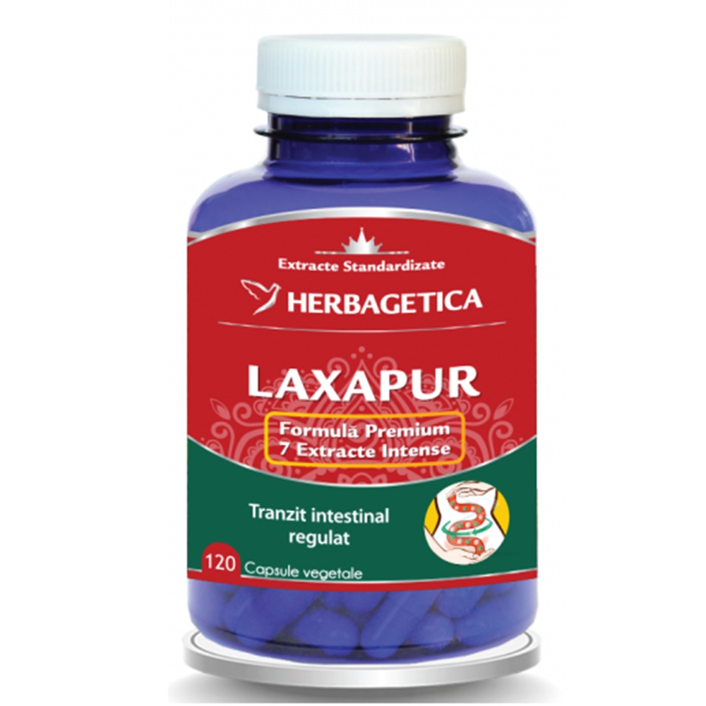Laxapur, 120 capsule, Herbagetica