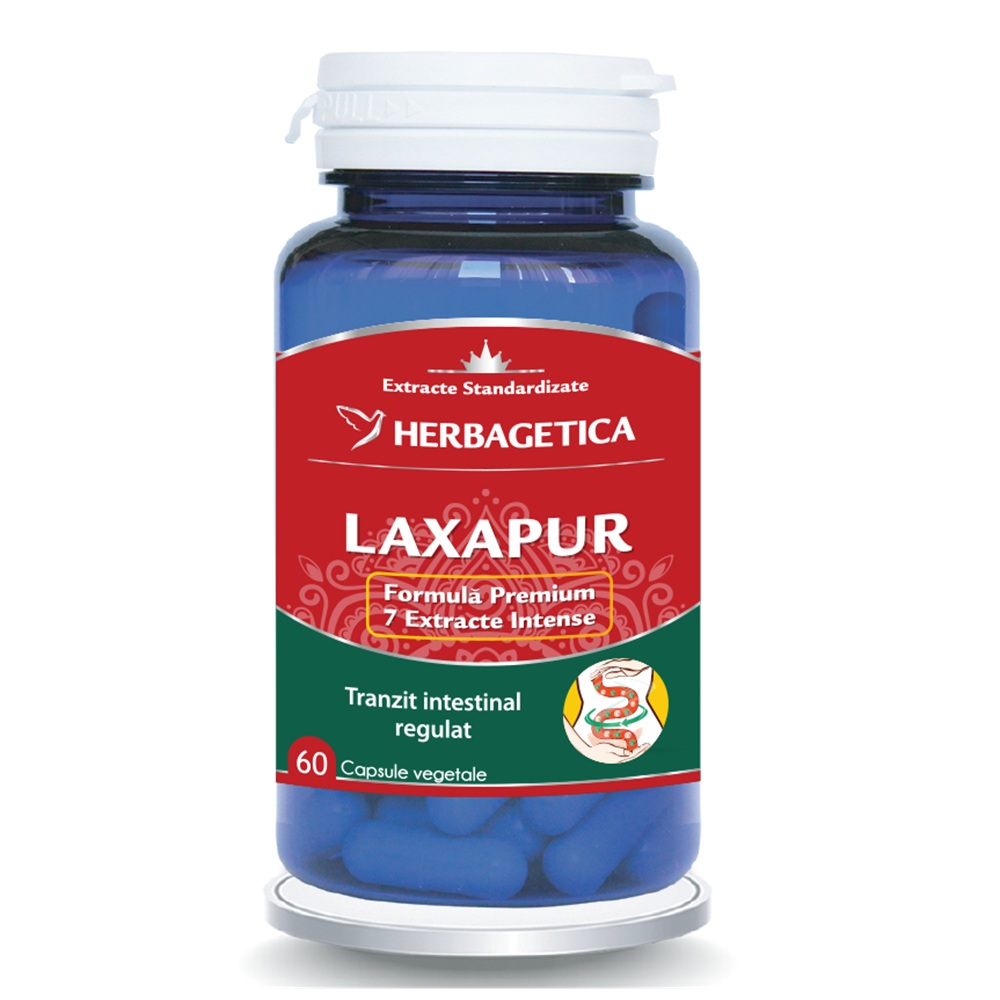 Laxapur, 60 capsule, Herbagetica