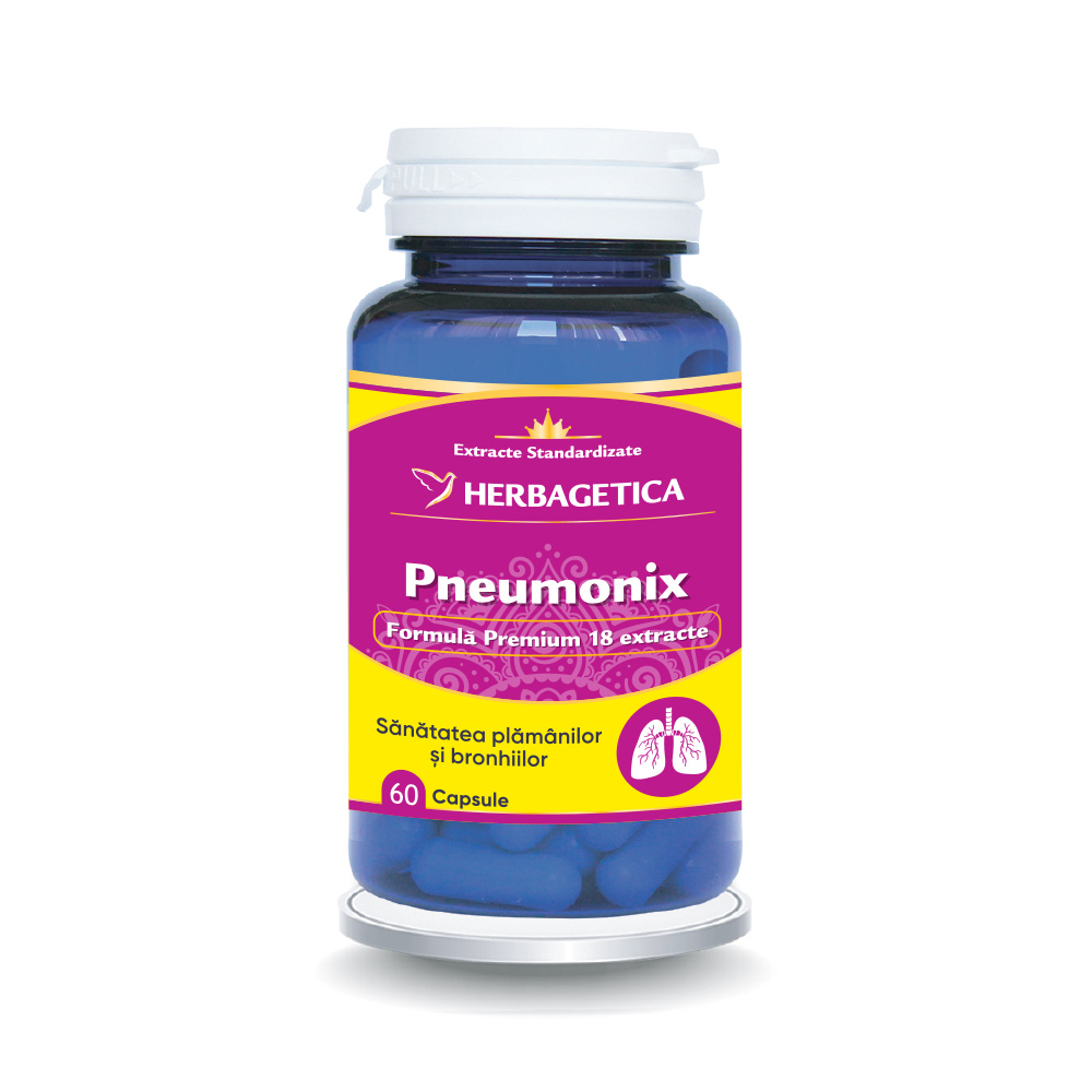 Pneumonix, 60 capsule, Herbagetica