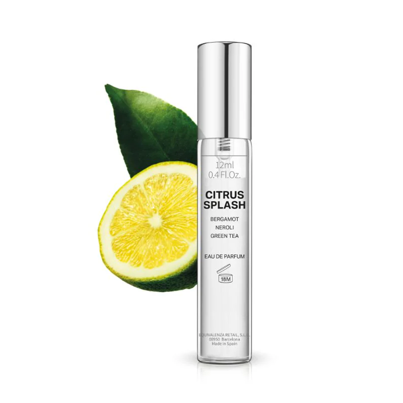 Apa de parfum unisex Citrus Splash, 12 ml, Equivalenza
