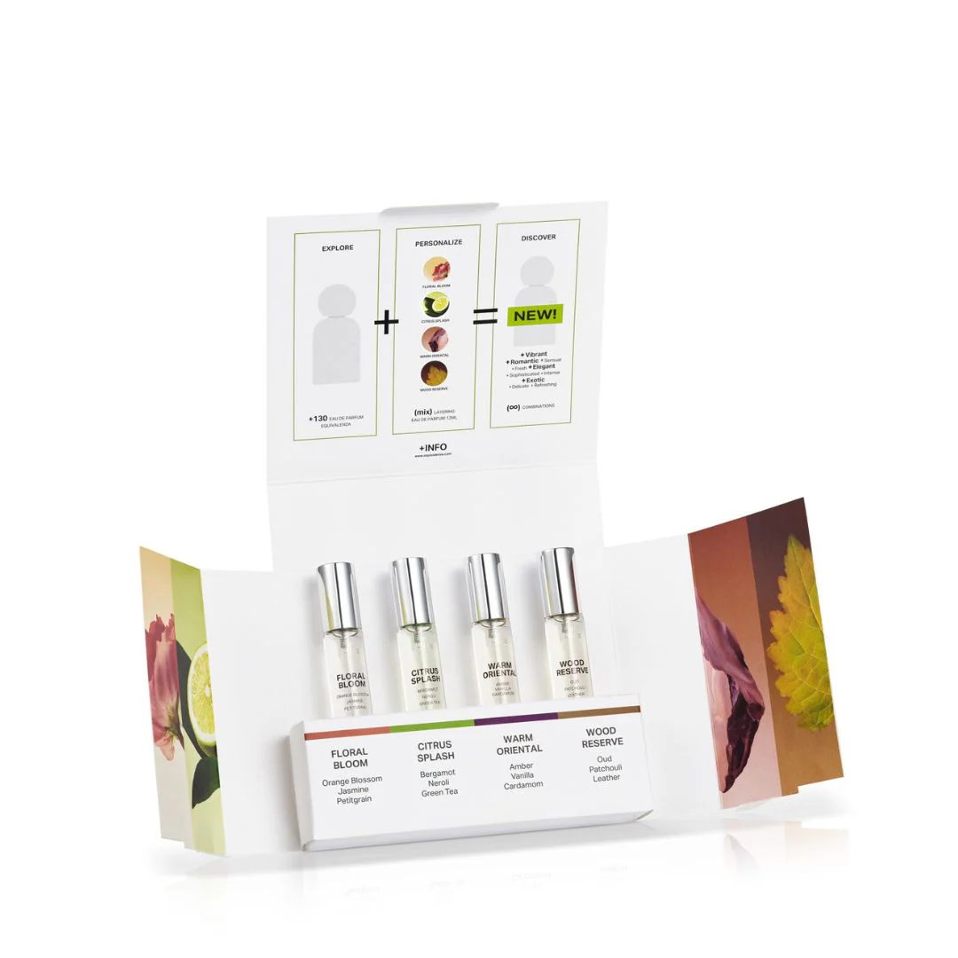 Set Discovery Kit Apa de parfum unisex Layering, 12 ml x 4, Equivalenza