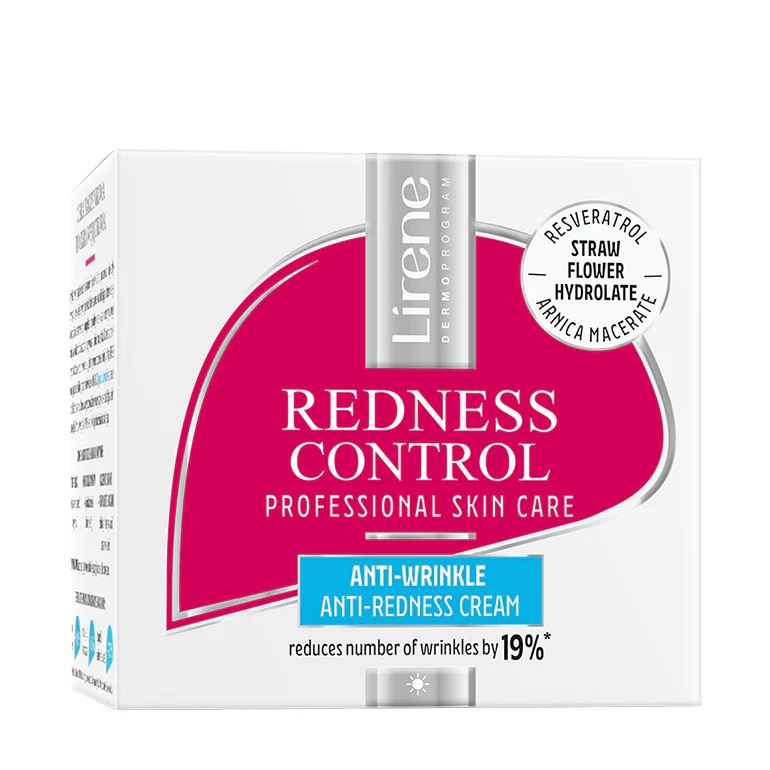 Crema hidratanta anti-roseata, pentru fata, gata si decolteu Redness Control, 50 ml, Lirene