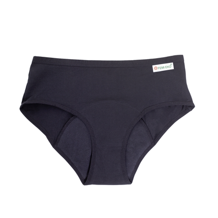 Chiloti menstruali reutilizabili culoarea negru, marimea XL, 1 bucata, FemiEko 649922