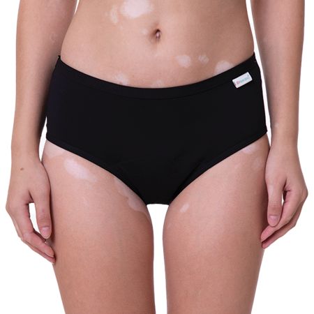 Chiloti menstruali reutilizabili culoarea negru, marimea L, 1 bucata, FemiEko 695267