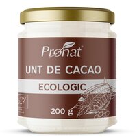 Unt de cacao bio, 200 g, Pronat