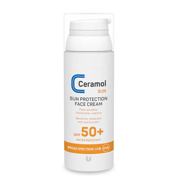 Crema pentru protectie solara cu SPF50, 50 ml, Ceramol