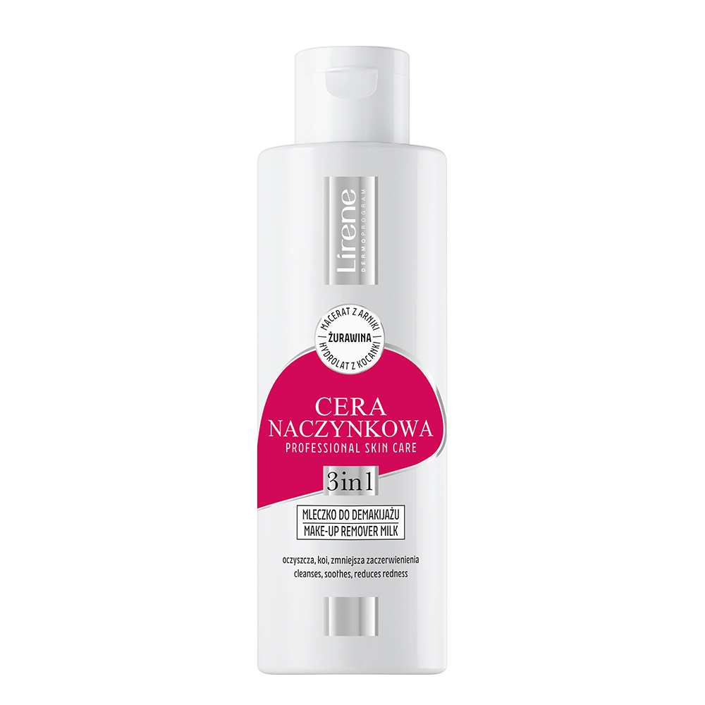 Lapte demachiant pentru piele cuperozica Redness Control, 200 ml, Lirene