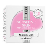 Crema hidratanta de fata pentru piele sensibila Sensitive Skin, 50 ml, Lirene