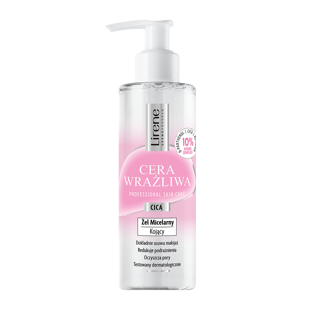 Gel micelar cu efect de curatare Sensitive Skin, 145 ml, Lirene