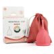 Cupa menstruala reutilizabila culoarea roz marimea M, 1 bucata, FemiEko 649982