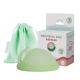 Disc menstrual reutilizabil culoarea verde, marime universala, 1 bucata, FemiEko 695234