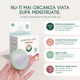 Disc menstrual reutilizabil culoarea verde, marime universala, 1 bucata, FemiEko 695236
