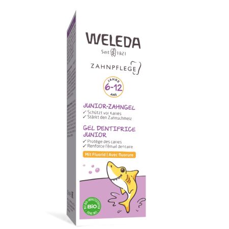 Gel de dinti pentru copii cu flour Junior, 50 ml, Weleda 650002