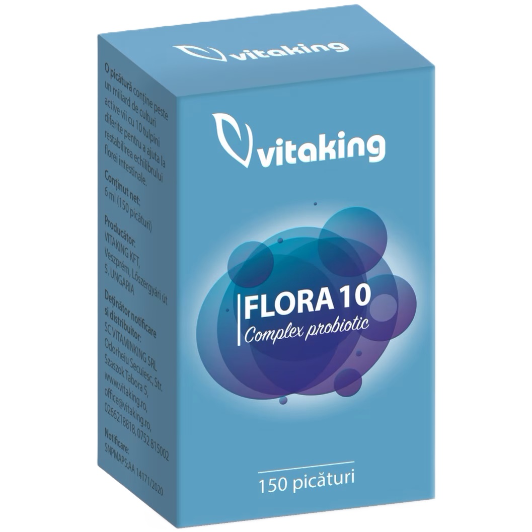 Complex probiotic Flora 10, 6 ml, Vitaking