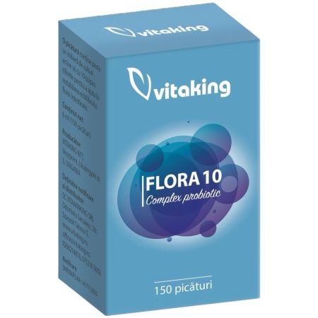 Complex Probiotic (10 tipuri de bacterii), 6 ml, Vitaking
