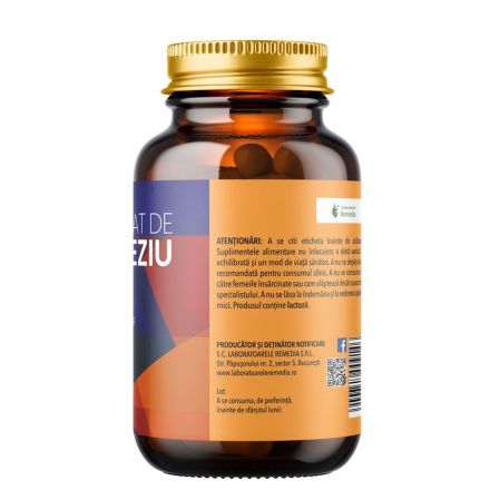 Bisglicinat de magneziu, 1000 mg, 100 comprimate filmate, Laboratoarele Remedia 650018