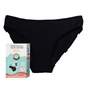 Slip menstrual reutilizabil culoarea negru, marimea S, 1 bucata, FemiEko 650020
