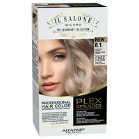 Vopsea de par permanenta 8.1 Light Ash Blonde Plex Rebuilder Il Salone, 43 ml+70 ml+15 ml+15 ml, Alfaparf