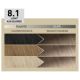 Vopsea de par permanenta 8.1 Light Ash Blonde Plex Rebuilder Il Salone, 43 ml+70 ml+15 ml+15 ml, Alfaparf 650081