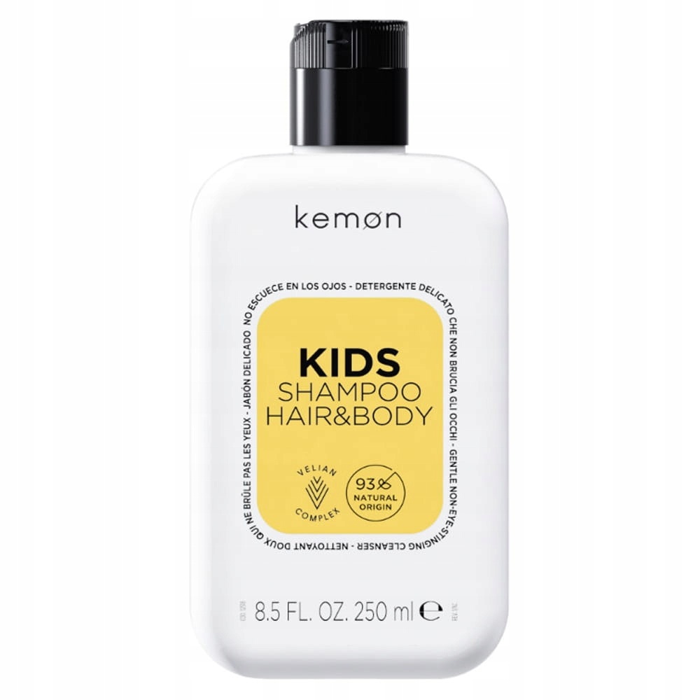 Sampon pentru par si corp pentru copii Kids, 250 ml, Kemon