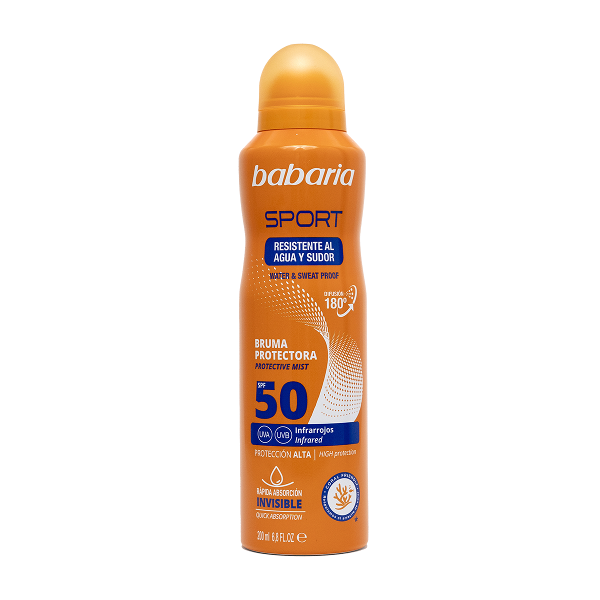 Spray protectie solara cu SPF50 pentru fata si corp, 75 ml, Babaria