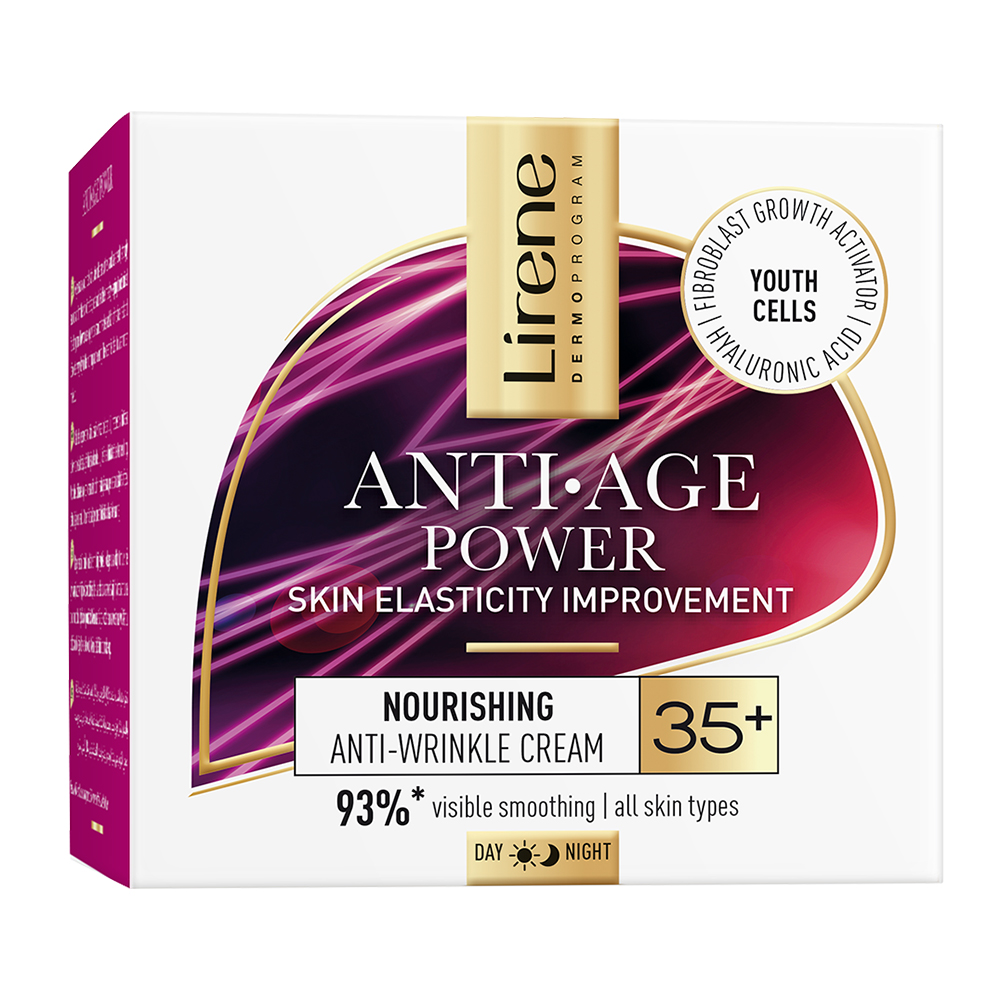 Crema hranitoare anti-rid 35+ Youth cells Anti Age Power, 50 ml, Lirene
